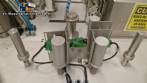 Sarong SAAS model blister forming and sealing machine for suppositories.