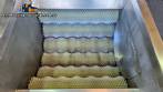 Washer and peeler for fresh fruits, vegetables, and tubers with abrasive brush rollers