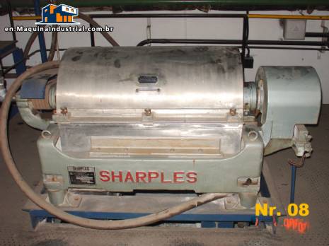Decanter centrifuge in 316 L stainless steel, Sharples