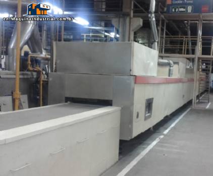 Industrial continuous furnace for crackers cookie gas