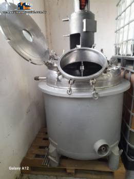 Internal jacketed reactor in stainless steel 500 liters