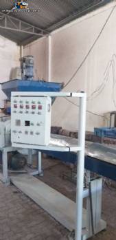 Plastic extruder granulation line