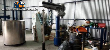 Mixer for cowles liquids with tanks Semco