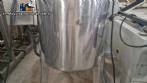 Electric stainless steel jacketed mixing tank