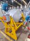 Bravaeco 500 liters stainless steel smooth tilting concrete mixer type drager