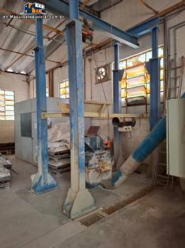 Hammer mill packing machine big bag filling machine F�cil System 2 tons