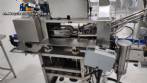 Line for brine filling manual product insertion and automatic capping