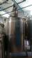 Stainless steel tank for 1,500 liters jacketed with agitator