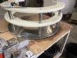 Gravimetric rotary filling machine in stainless steel with cabin