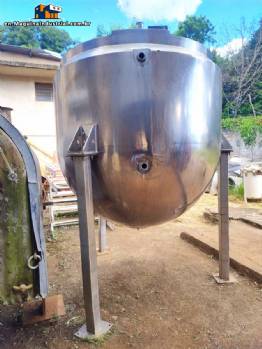Pot cooker in stainless steel jacketed of 3,000 L