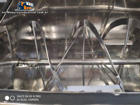 250 kg stainless steel ribbon blender