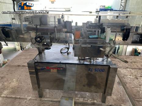 Automatic labeling machine for flat cylindrical bottles and jars Maqmundi