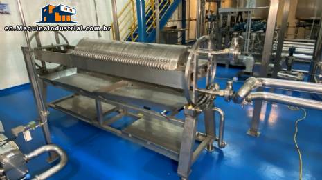 Star Systems stainless steel filter press with 45 plates