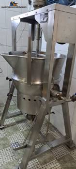 Incal 100 litre stainless steel gas cooking pot for sweets