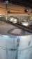 Mixing tank with platform in 316 stainless steel, 1500 liters and 2500 liters.