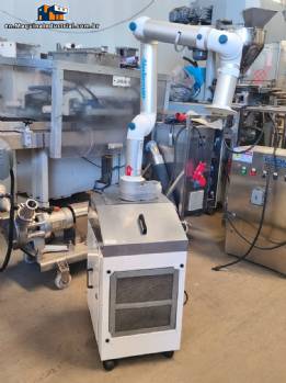 Nederman mobile filter collector exhaust fan with articulated arm and filter housing