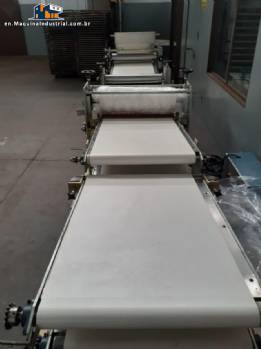 Biscuit laminating and molding line, biscuit laminator, molder GR M�quinas