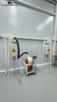 Vieira MCS 190 centrifugal hammer mill with 3 HP motor, 10 kg per hour.