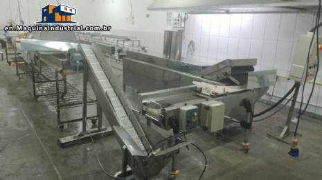 Line for manufacturing fried dough straws for filling Toshiro  Braslaer