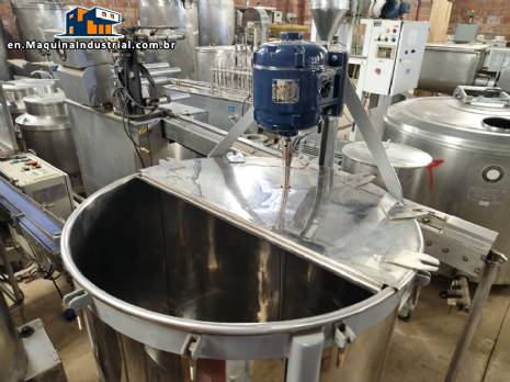 Stainless steel tank for 500 L