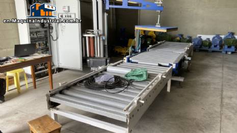 IMSB stretch wrapping palletizer