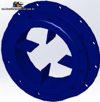 Pressure cap for industrial centrifugal pump