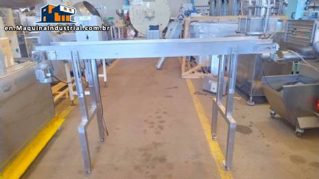 Conveyor mat 260 x 2000 mm total stainless steel