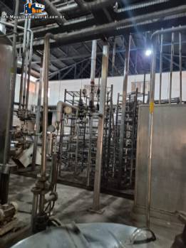 Complete factory ZIEMANN LIESS Brewery, APV, KHS 10 thousand bottles / hour