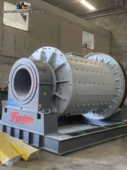 Furlan 150 HP continuous cylindrical ball mill