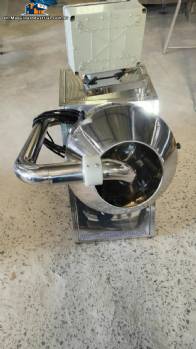 Benchtop stainless steel coating pan with inflator, JHM