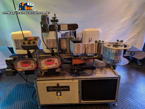 Automatic industrial labeling machine 20 L Noveltech