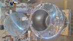 Hermetic reservoir tank in 316 stainless steel 600 liters