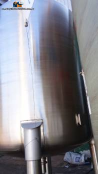 Stainless steel jacketed tank