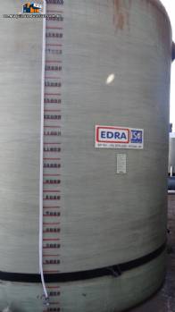 Reservoir tank in fiberglass for 25,000 L