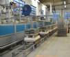 Tunnel kiln with trolleys for firing ceramic tiles