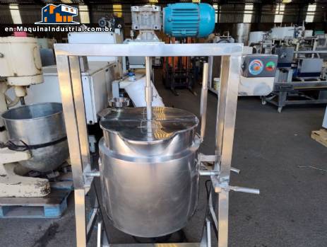 50 liter stainless steel jacketed cooking pot