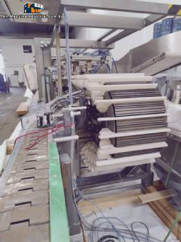 Hoppmann bottle positioner with conveyor belt