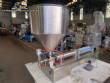 Stainless steel filling machine with 1 benchtop spout 100 ml to 1000 ml