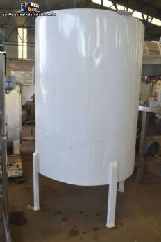 Internal jacketed tank in stainless steel 2190 liters