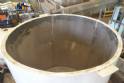 Internal jacketed tank in stainless steel 2190 liters