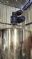 Hermetic reactor jacketed tank in 316 stainless 2.800 L