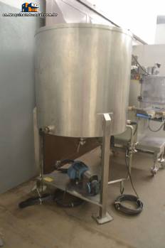 Oil heating tank 650 liters MCI