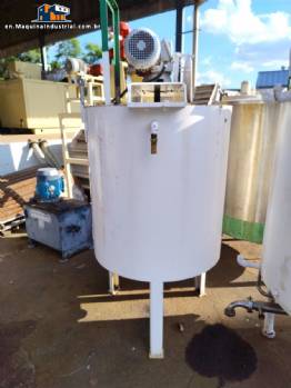 Sollich 650 litre carbon steel mixing tank