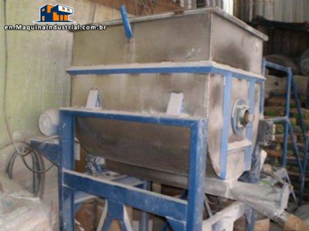 Machine ribbon blender