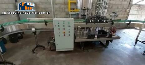 Corrocel rotary 8 nozzle filling line