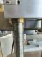 Labeling machine for dropper bottles with double printhead transparent stainless steel label