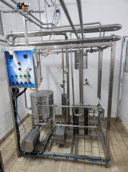 Stainless steel plate pasterizer for dairy milk Xavier Equipamentos