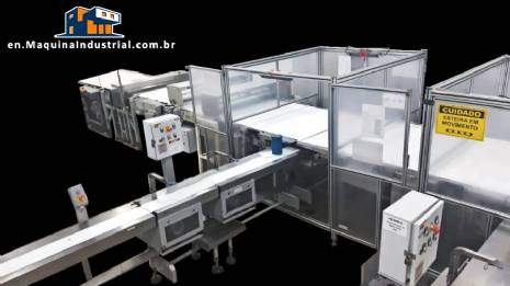 Distribution, phasing and feeding system for Cavanna packaging machines