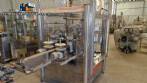 Automatic stainless steel labeling machine with two heads for Narita self-adhesive labels