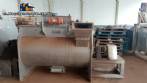 Coppi stainless steel paddle mixer for powders with chopper and side agitators.